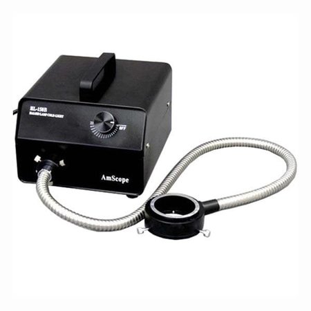 AMSCOPE 150W Fiber-Optic Ring Illuminator HL150-BR